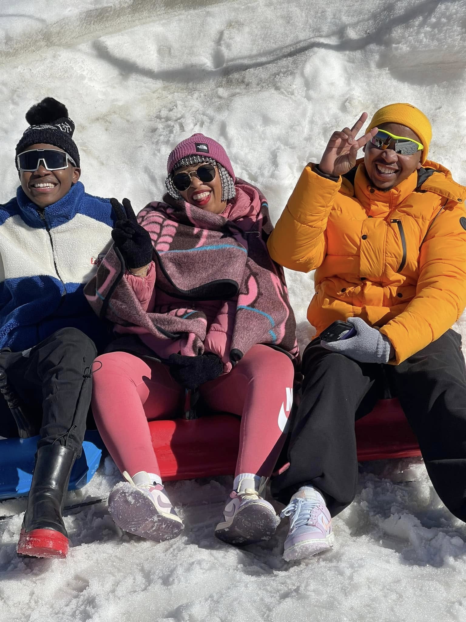 hasing Snow in Lesotho